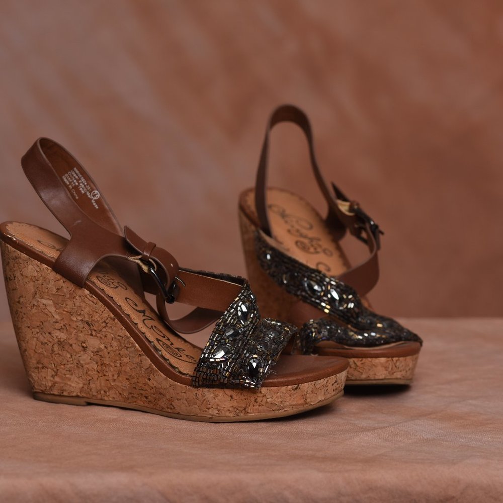 Naughty Monkey wedge sandals